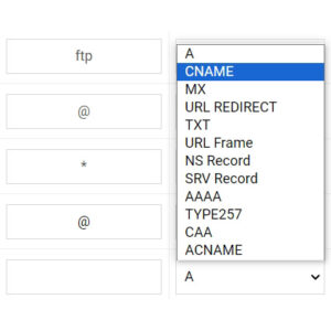 Bản ghi CNAME của tên miền